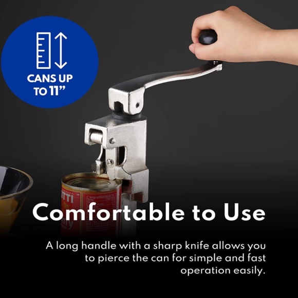 Industrial Manual Can Opener New Star Foodservice 7006841 Commercial Can Opener - Picture 6 of 11